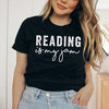 Reading Is My Jam Short Sleeve Crewnneck Tee