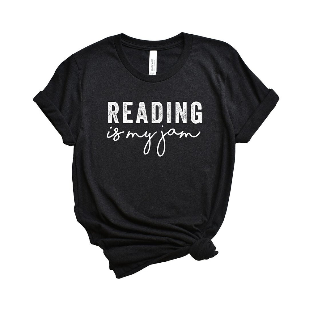 Reading Is My Jam Short Sleeve Crewnneck Tee