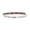 Red Diamond Sterling Silver Stackable Band Ring