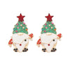 Red & Green Christmas Gnome Earrings