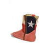 RedHawk Boot Co. Little Cowpokes Orange Wide Square Toe Booties