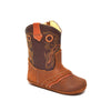 RedHawk Boot Co. Little Cowpokes Round Toe Booties in Brown