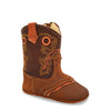 RedHawk Boot Co. Little Cowpokes Round Toe Booties in Brown