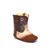 RedHawk Boot Co. Little Cowpokes Square Toe Booties in Pathe