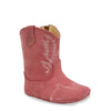 RedHawk Boot Co. Little Cowpokes Square Toe Booties in Pink