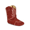 RedHawk Boot Co. Little Cowpokes Square Toe Booties in Red