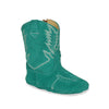 RedHawk Boot Co. Little Cowpokes Square Toe Booties in Teal