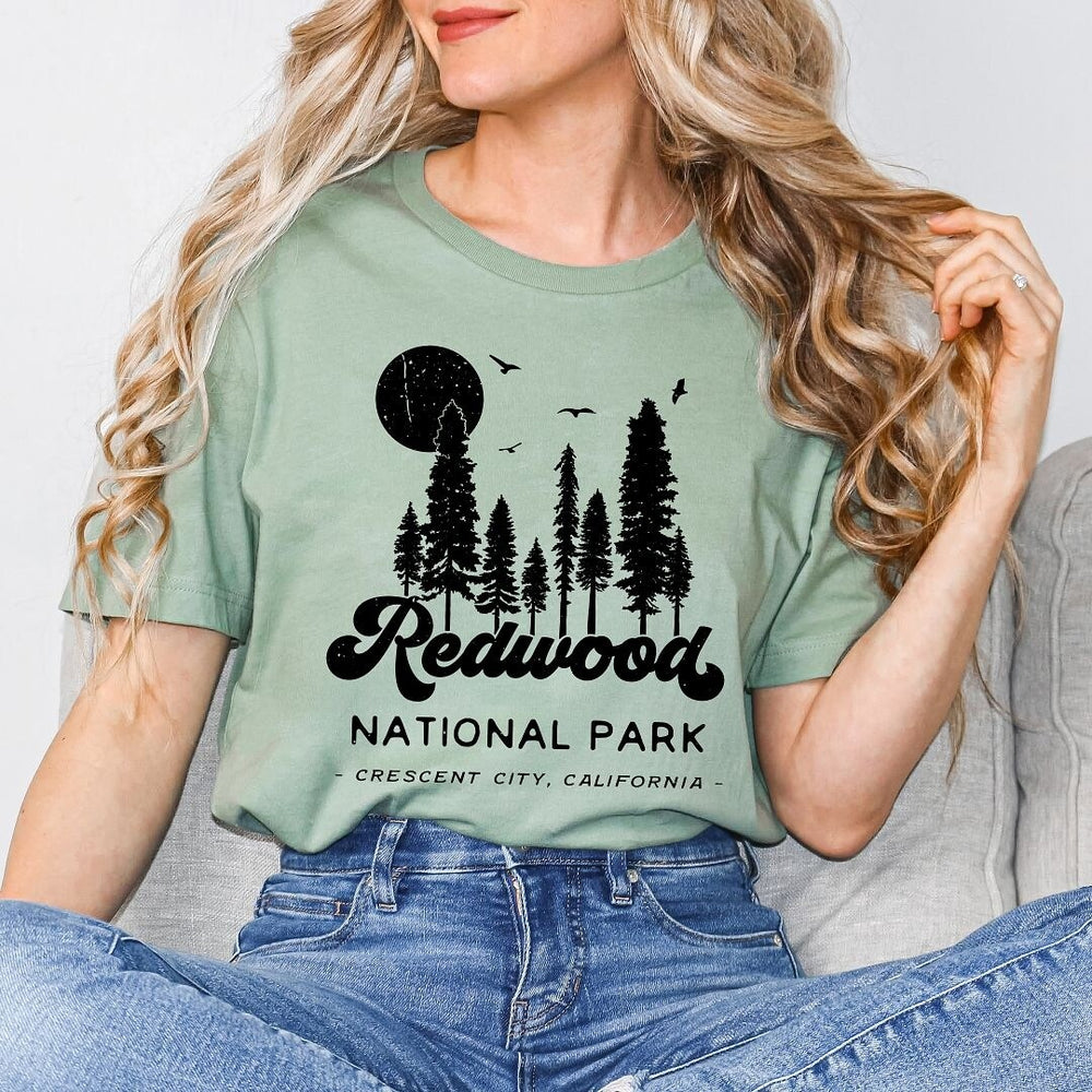 Redwood National Park Trees Short Sleeve Tee