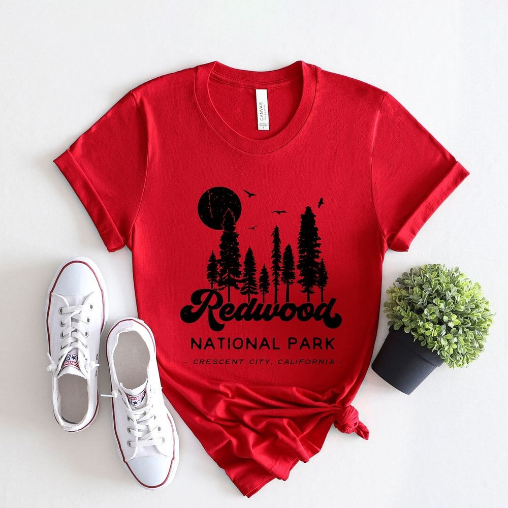 Redwood National Park Trees Short Sleeve Tee