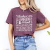 Reindeer Name Collage Short Sleeve Crewnneck Tee