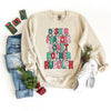 Reindeer Stacked Graphic Sweatshirt