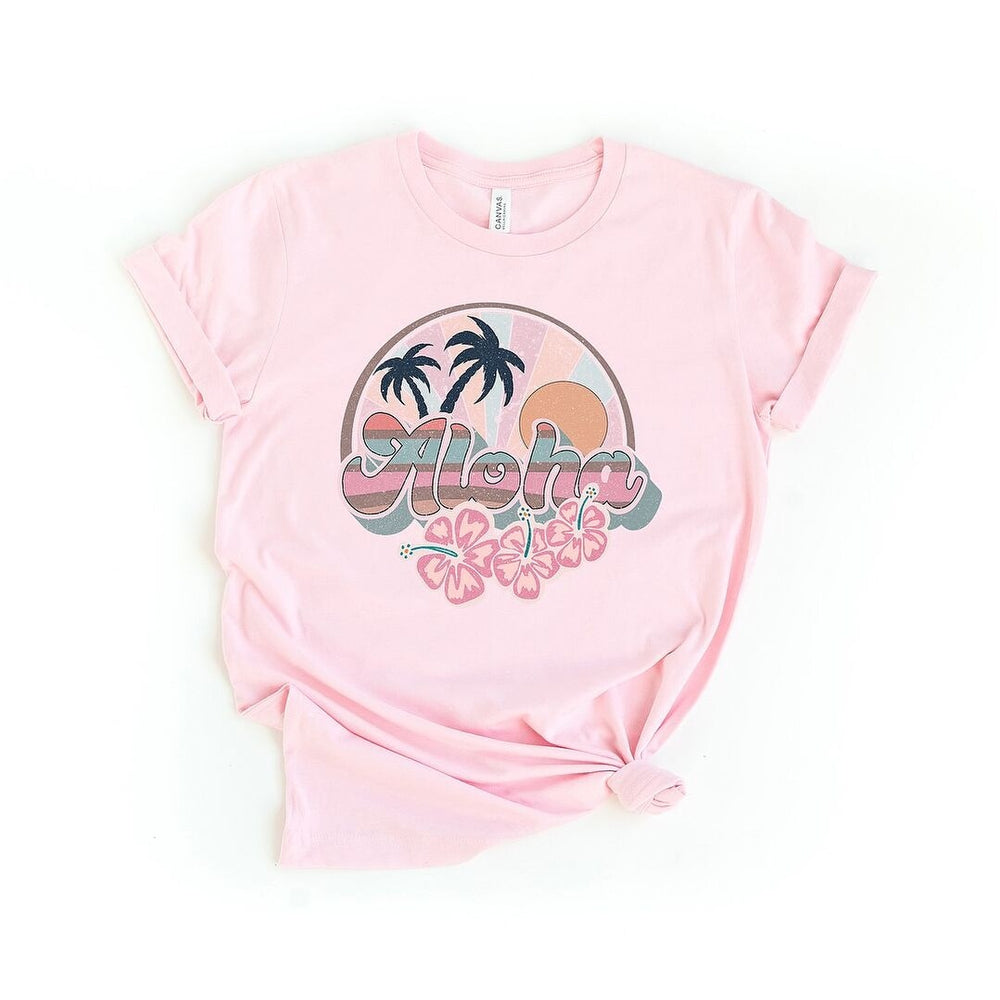 Retro Aloha Short Sleeve Crewnneck Tee