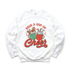 Retro Cup of Cheer Graphic Sweatshirt