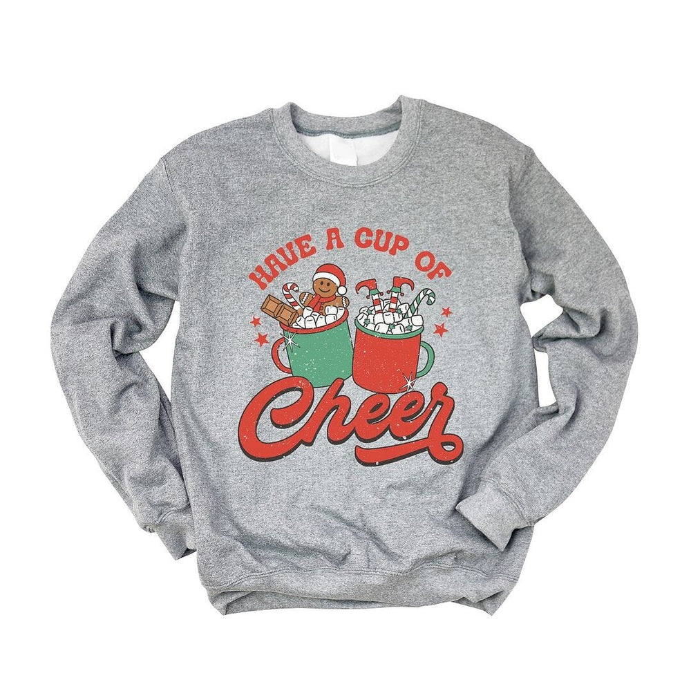 Retro Cup of Cheer Graphic Sweatshirt