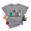 Retro Deck The Halls Checkered Garment Dyed Tee