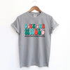 Retro Deck The Halls Checkered Garment Dyed Tee