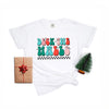 Retro Deck The Halls Checkered Garment Dyed Tee