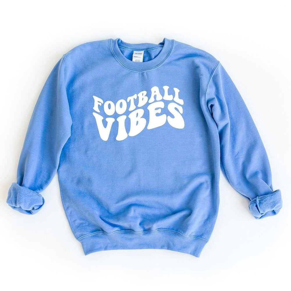 Retro Football Vibes Graphic Sweatshirt