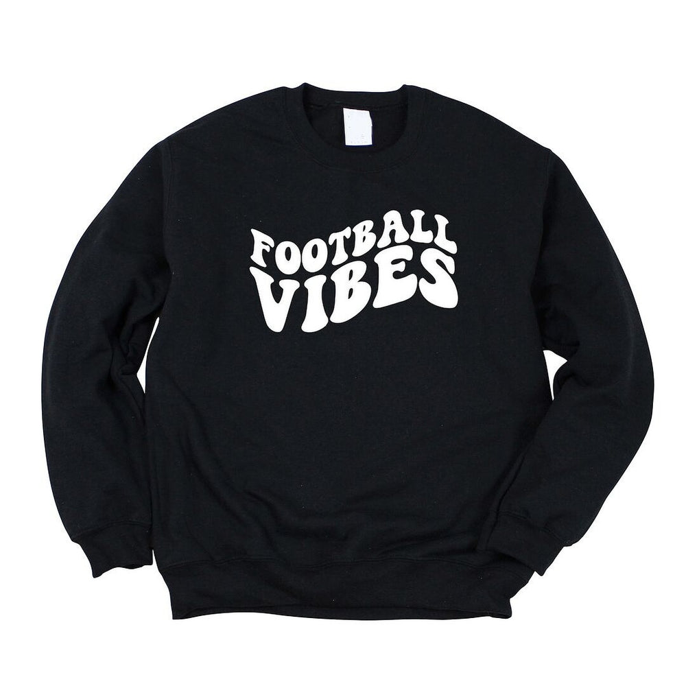 Retro Football Vibes Graphic Sweatshirt