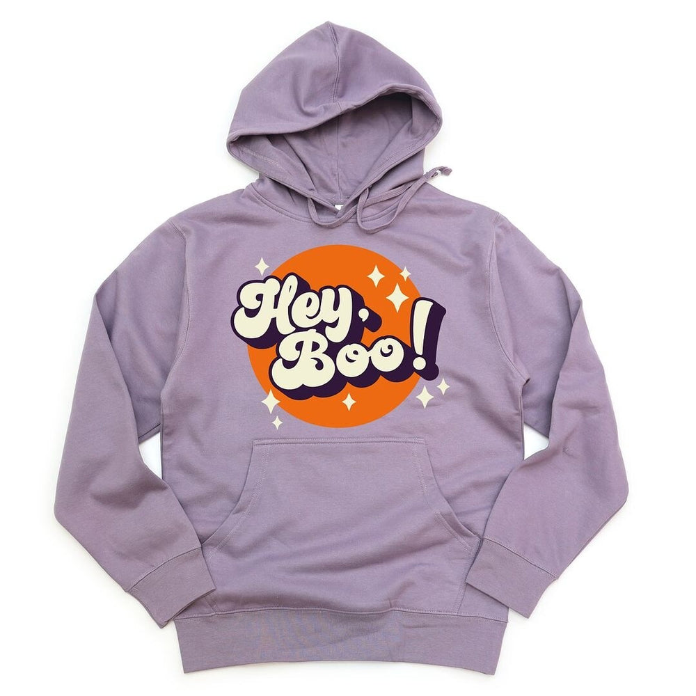 Retro Hey Boo Graphic Hoodie