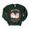 Retro Hot Cocoa Christmas Moves Graphic Sweatshirt