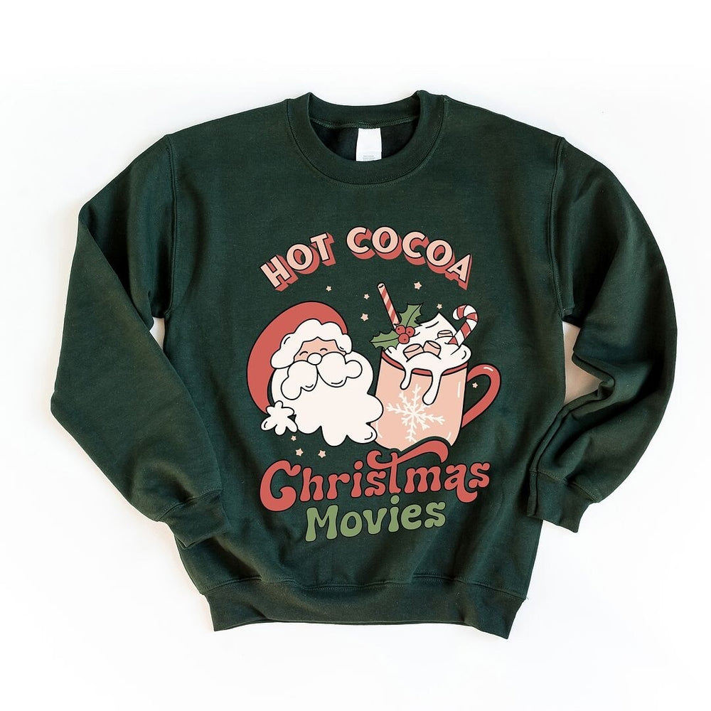 Retro Hot Cocoa Christmas Moves Graphic Sweatshirt