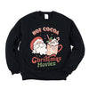 Retro Hot Cocoa Christmas Moves Graphic Sweatshirt