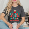 Retro Hot Cocoa Mug and Christmas Movies Short Sleeve Tee