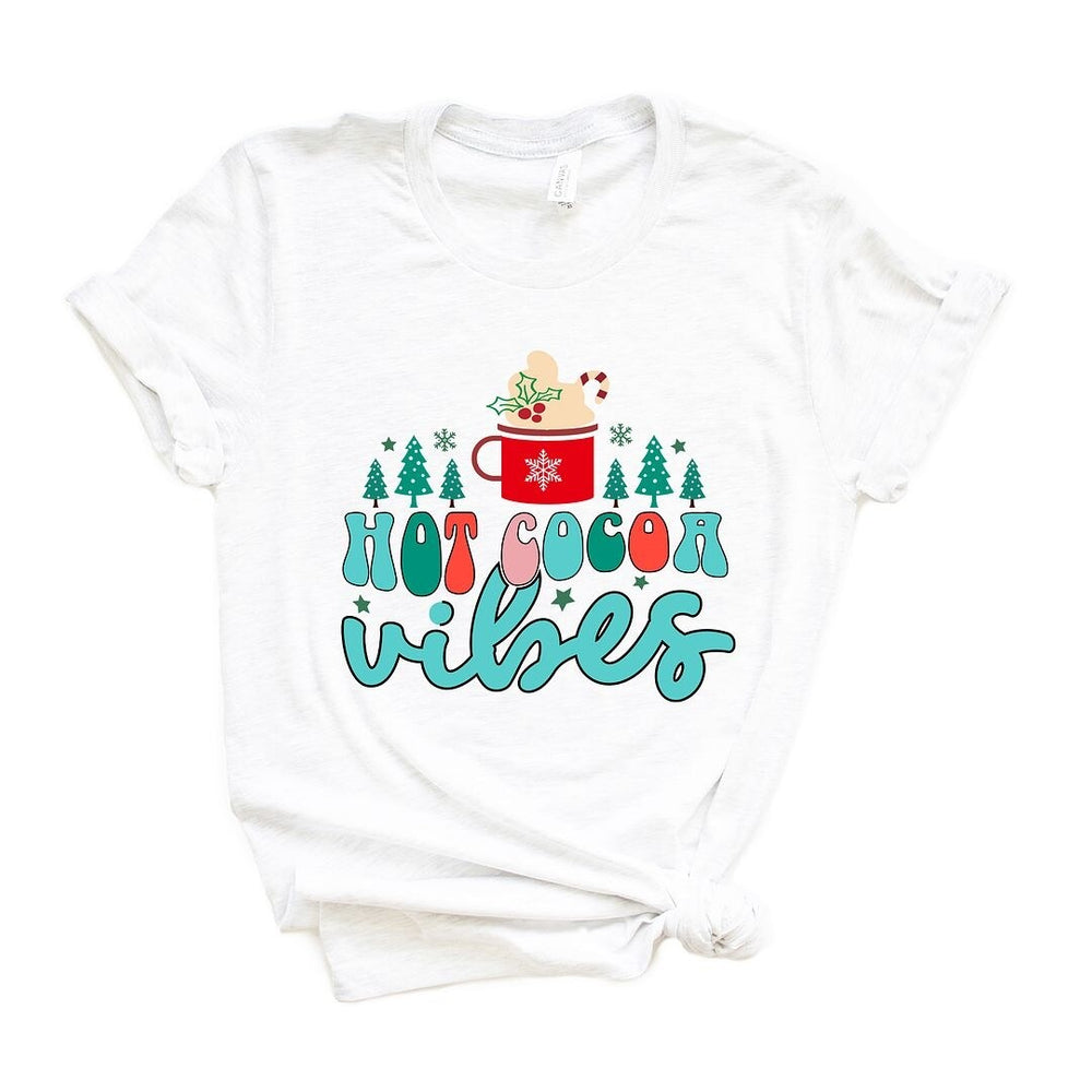 Retro Hot Cocoa Vibes Short Sleeve Tee