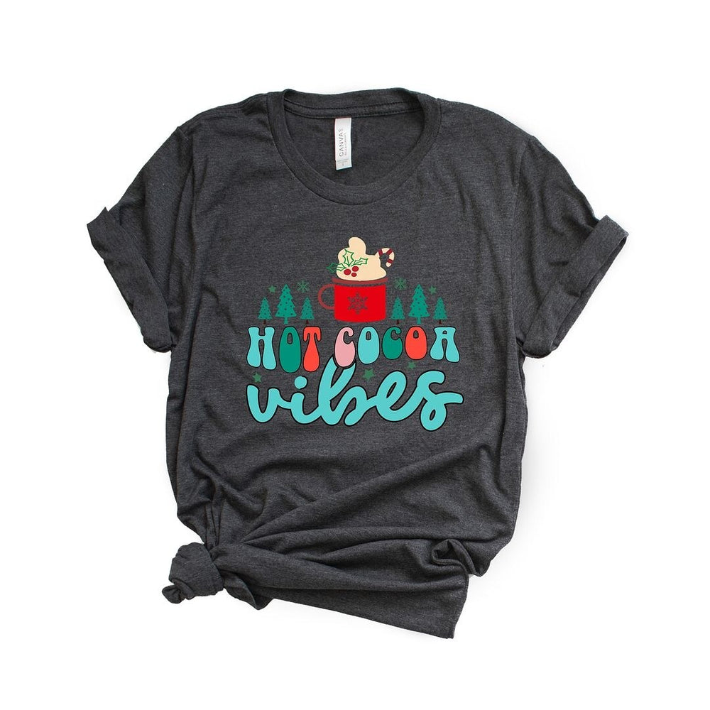 Retro Hot Cocoa Vibes Short Sleeve Tee