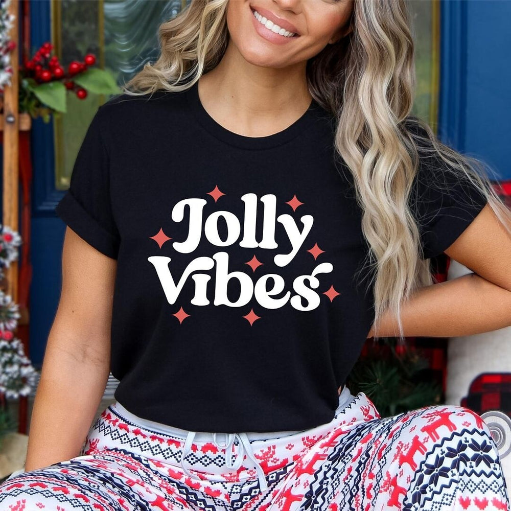 Retro Jolly Vibes Short Sleeve Tee