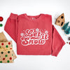 Retro Let It Snow Garment Dyed Sweatshirt