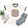 Retro Mama Stacked Ringer Tee