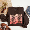 Retro Mama Wave Graphic Sweatshirt