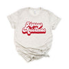 Retro Merry Christmas Short Sleeve Tee