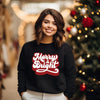 Retro Merry and Bright Graphic Sweatshirt