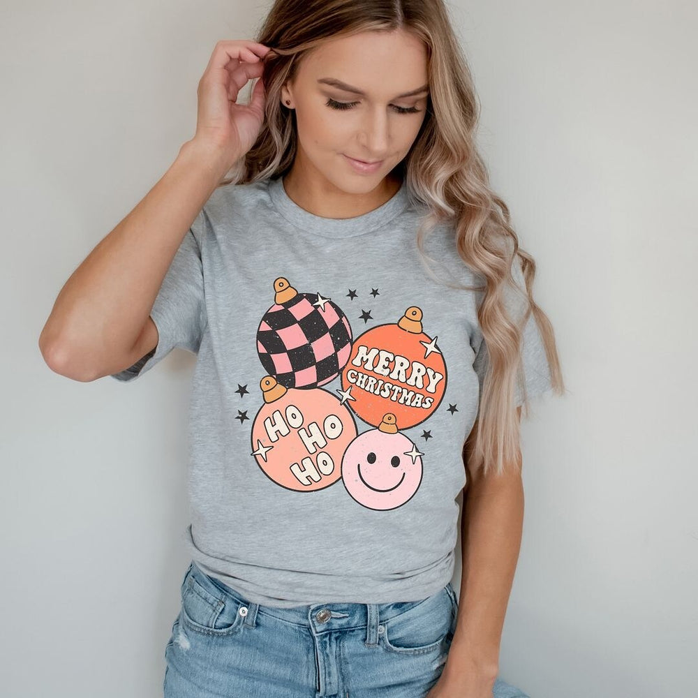 Retro Ornaments Short Sleeve Tee