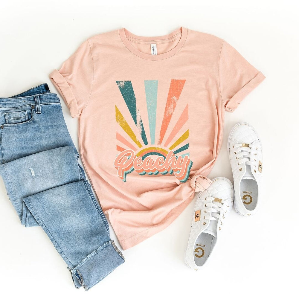 Retro Peachy Short Sleeve Tee