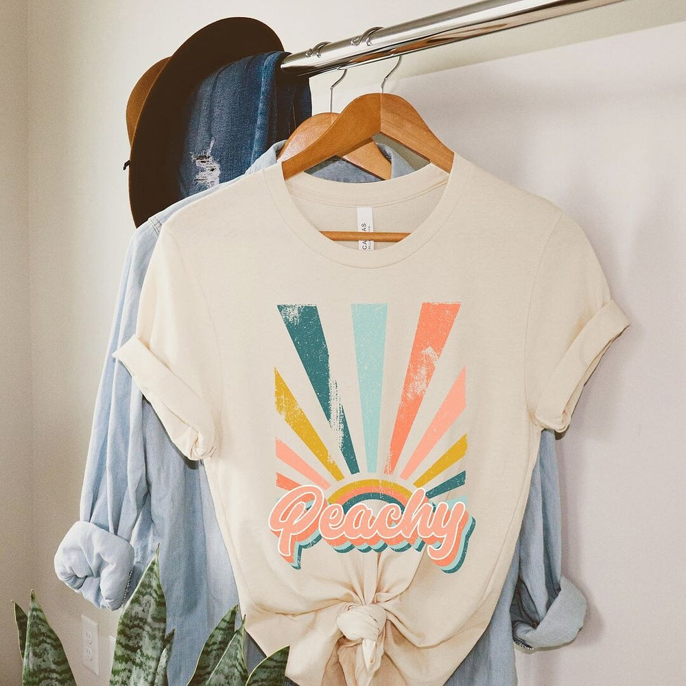 Retro Peachy Short Sleeve Tee