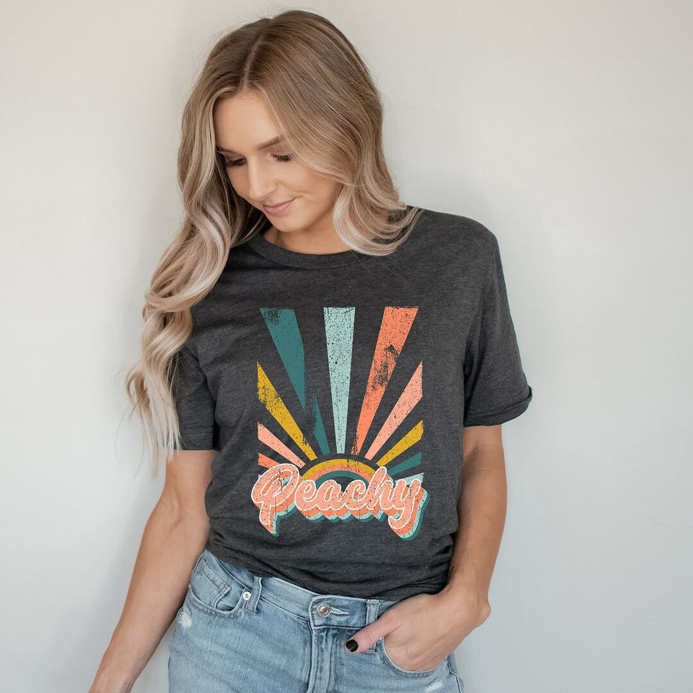 Retro Peachy Short Sleeve Tee