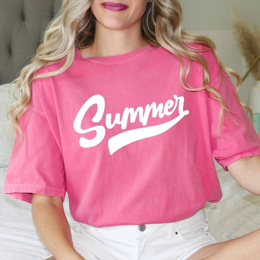 Retro Summer Garment Dyed Tee