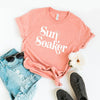 Retro Sun Soaker Short Sleeve Crewnneck Tee