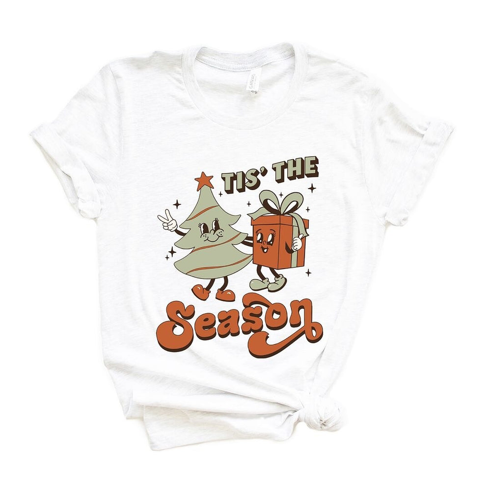 Retro Tis the Season Tree Short Sleeve Tee