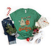 Retro Tis the Season Tree Short Sleeve Tee