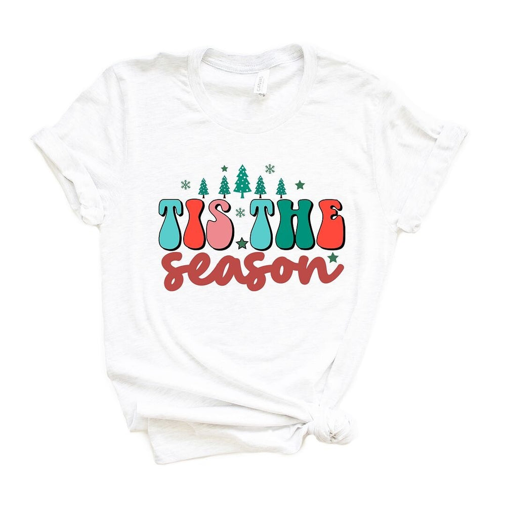 Retro Tis the Season Trees Short Sleeve Tee