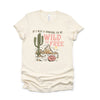 Retro Wild And Free Cowgirl Short Sleeve Crewnneck Tee