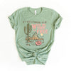 Retro Wild And Free Cowgirl Short Sleeve Crewnneck Tee