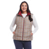 Reversible Plaid Quilted Vest