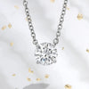 RhythmRocks 14K Gold Lab Grown Round Diamond Floating Solitaire Necklace 0.75 ct. tw. (E-F VS-SI)