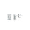 RhythmRocks 14k Gold Lab Grown Emerald-Cut Diamond Stud Earrings 0.25 ct. tw. 4-Prong Screw-Back (E-F VS)